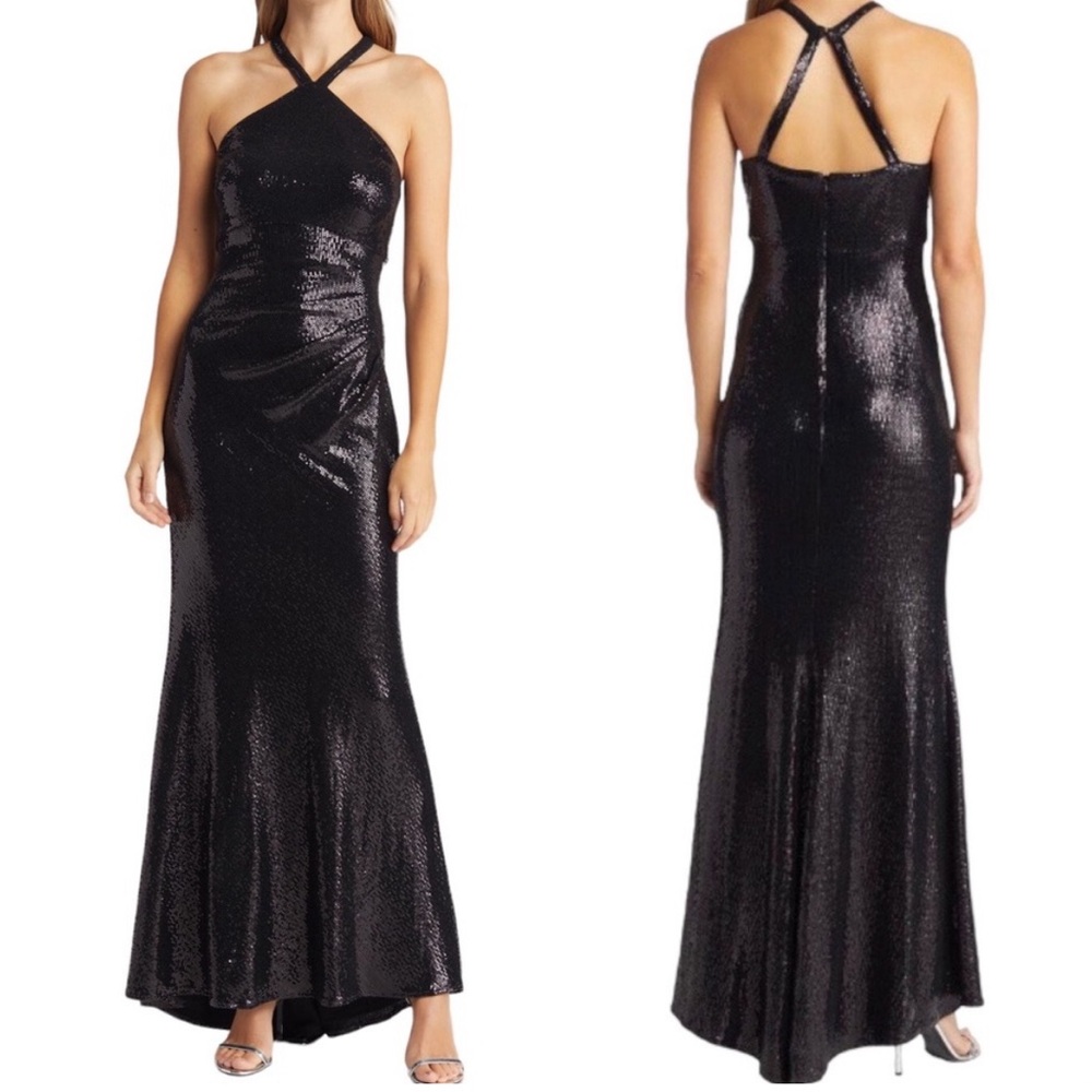 Vince Camuto black sequin gown 🖤